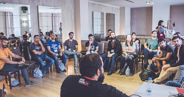 Sesión de desarrolladores